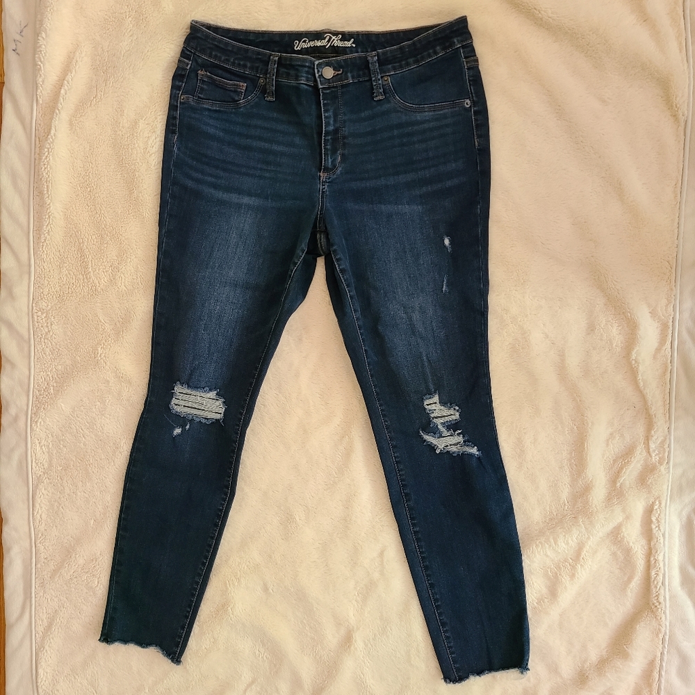 Universal Thread Mid Rise Distressed Jeggings